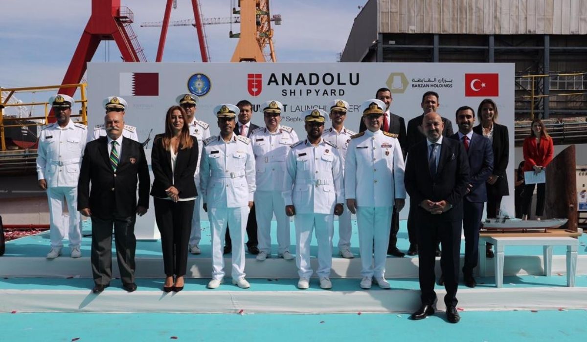 Amiri Naval Forces Inaugurates Qatari Warship 'Al-Abrar Fuwairit'